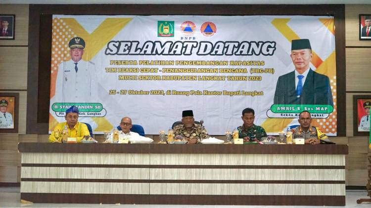 Tanggulangi Bencana, Pemkab Langkat Resmi Menggelar TRC-PB