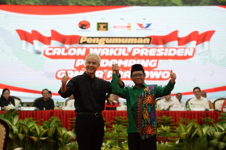 Resmi, Mahfud Md Jadi Cawapres Ganjar Pranowo