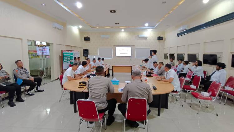 Polrestabes Medan Gelar Pelatihan Pra Operasi Mantap Praja Toba 2023-2024