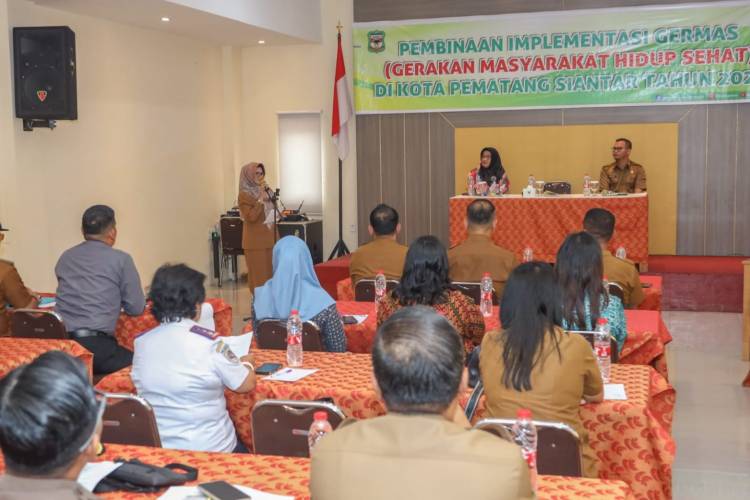 Walikota Harapkan Masyarakat Pematang Siantar Sehat dengan GERMAS Mandiri