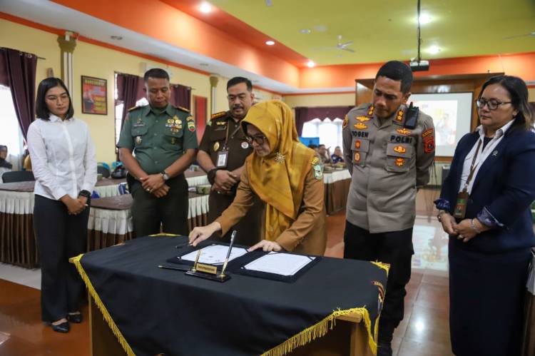 Deklarasi Pemilu Damai, Walikota Pematang Siantar Dukung Polri Laksanakan Operasi Mantap Brata Toba