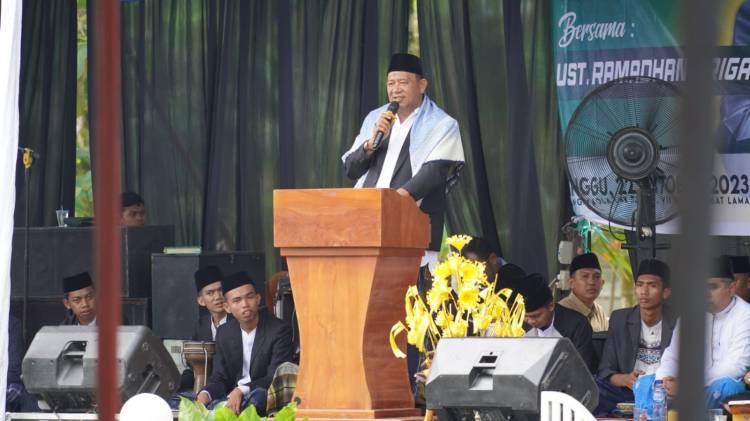Dihadiri Ribuan Warga, Plt Bupati Langkat Apresiasi Maulid di Kecamatan Wampu