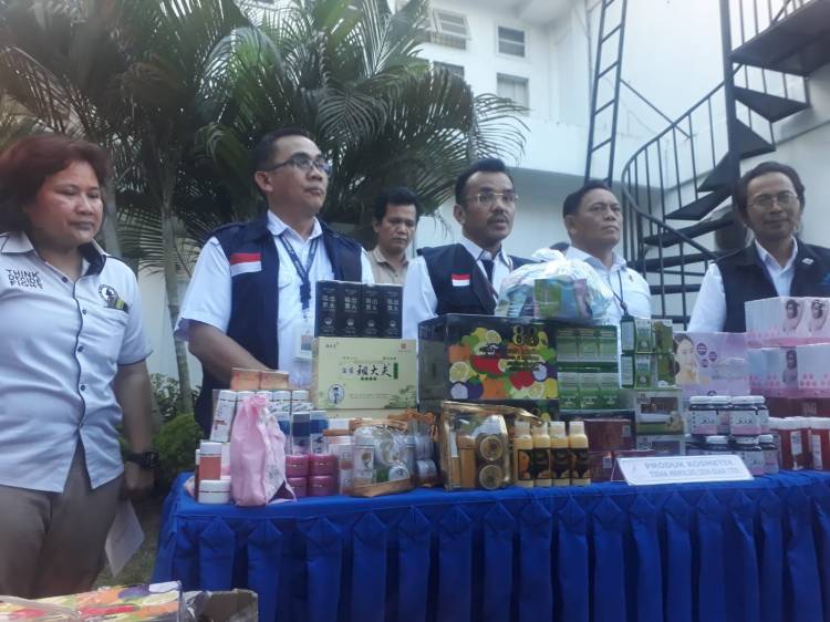 Kosmetik Ilegal Senilai Rp 825 Juta Diamankan