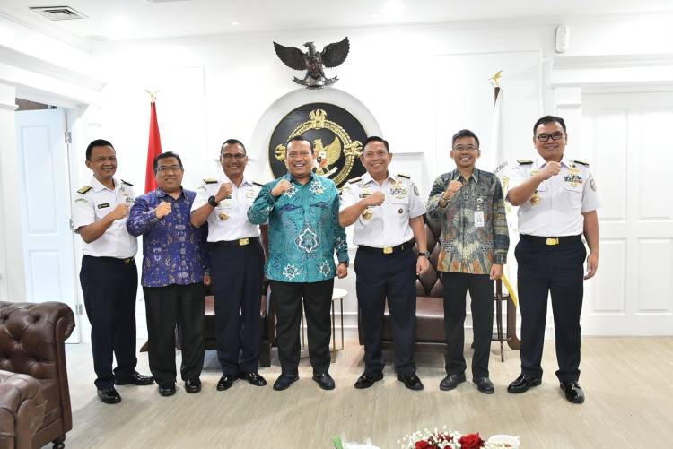 Kepala Bakamla RI Lakukan Courtesy Call ke Pimpinan 1 BPK RI