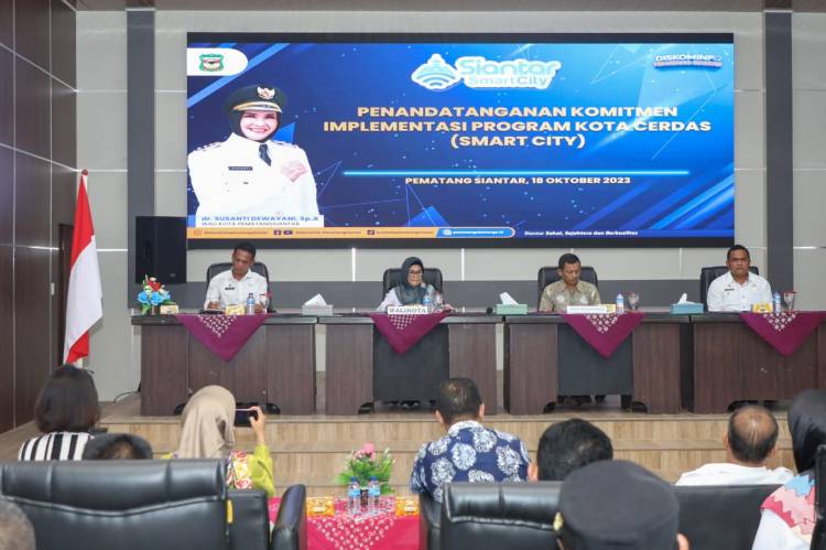 Walikota Pematang Siantar Ajak Seluruh OPD Komitmen Sukseskan Pengimplementasian Smart City
