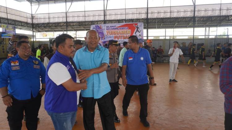 Turnamen Futsal Piala Plt Bupati Langkat Diikuti 54 Team