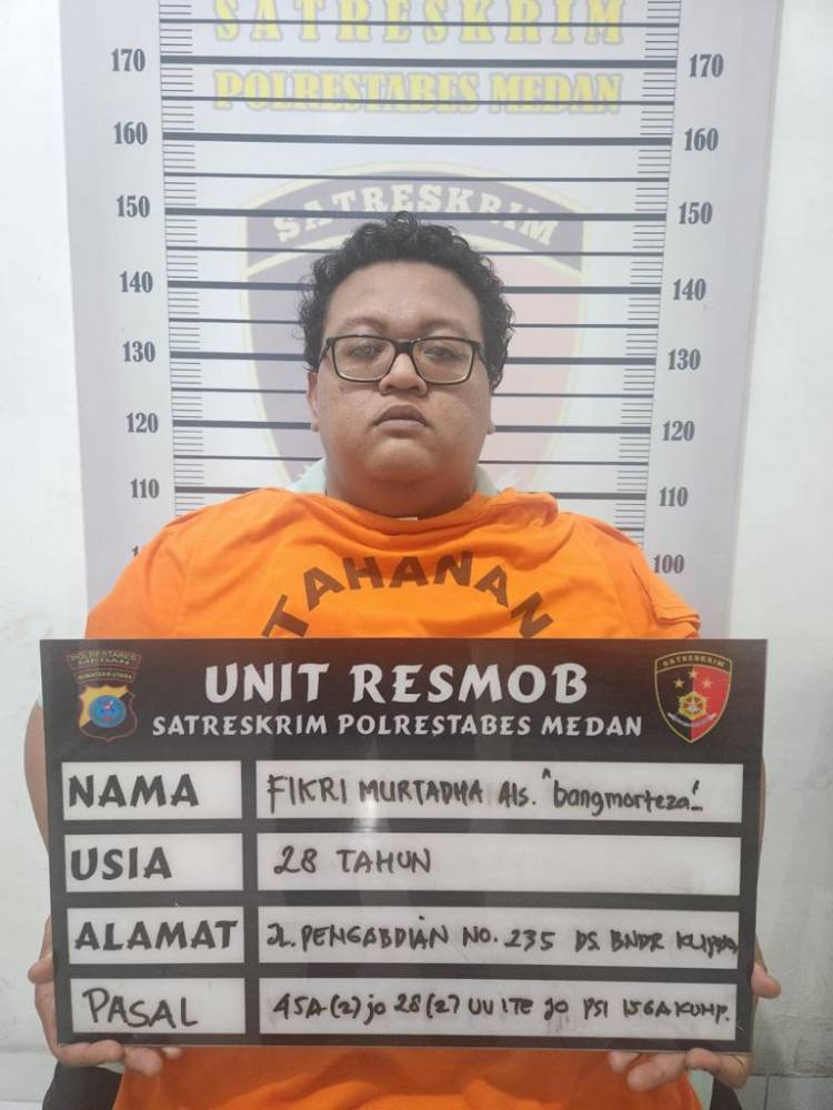 Tiktoker Medan Ditangkap Diduga Hina Agama  