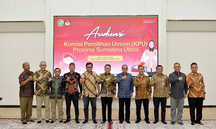 Bertemu KPU, Pj Gubernur Sumut Agus Fatoni Tekankan Pentingnya Penyelenggaraan Pilkada Damai