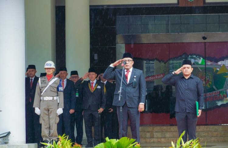 Plt Walikota Pimpin Upacara Peringatan Hari Kesaktian Pancasila di Balai Kota Medan