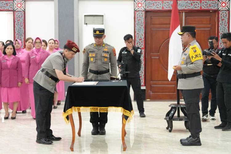 Kombes Gideon Arif Setyawan Resmi Dilantik Jadi Kapolrestabes Medan