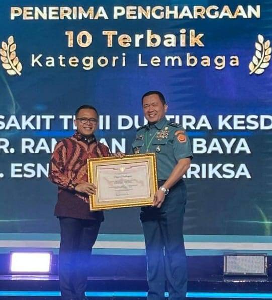 TNI Terima Penghargaan Pemantauan dan Evaluasi Kinerja Penyelenggaraan Pelayanan Publik