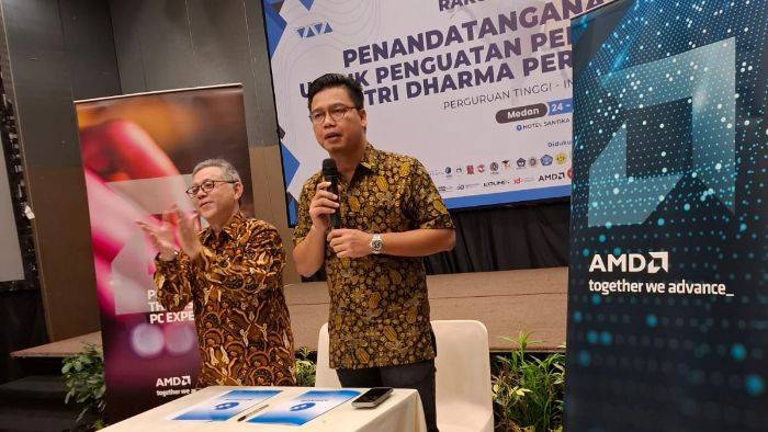 Jalin Kerjasama, AMD Indonesia Tandatangani MoU dengan APTIKOM
