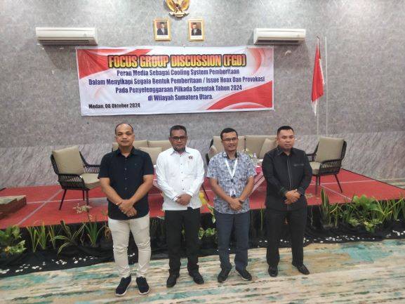Redam Hoax Jelang Pilkada, Polda Sumut Gelar FGD Cooling System Bersama Puluhan Wartawan