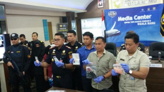 Bea Cukai Kuala Namu Gagalkan Penyelundupan Narkotika