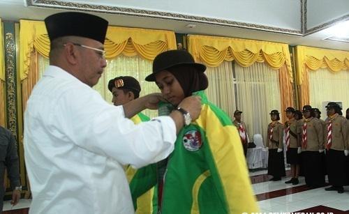 Walikota Lepas 100 Pramuka Ikuti Malaysia Scouts Jambore