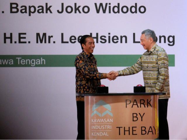 Presiden Jokowi dan PM Lee Resmikan Kawasan Industri Kendal
