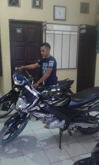 Habis Minyak, Pelaku Ini Gagal Curi Sepeda Motor