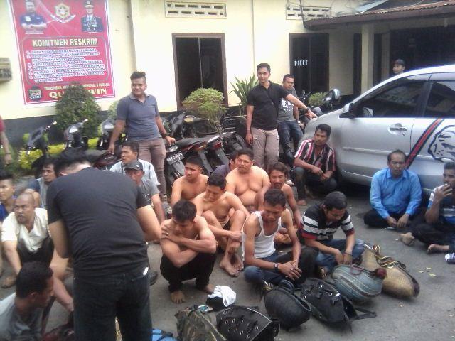 Polres Binjai Gerebek Lokasi Judi Sabung Ayam, 25 Orang Diamankan