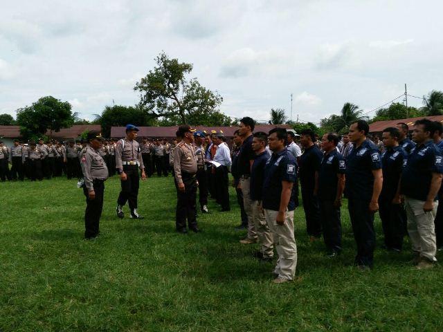 Ratusan Personil Polres Disiagakan Sambut Demo Ormas Deli Serdang