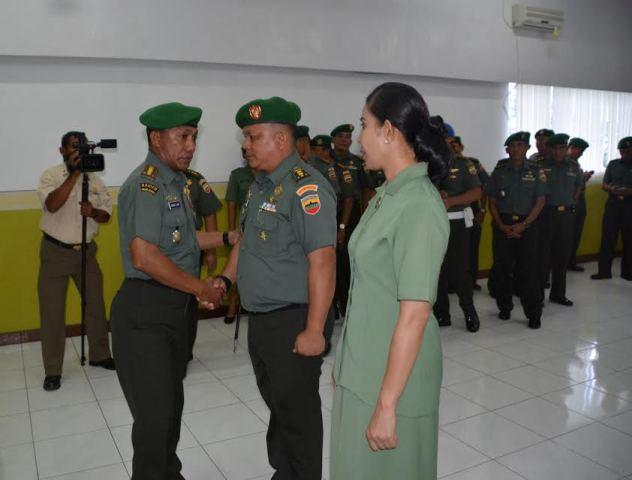Letkol Inf Baginta Bangun Dilantik Menjadi Kasrem 022/PT
