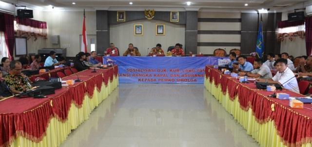 Pemko Sibolga dan OJK Gelar Sosialisasi TPKAD, KUR, Asuransi dan Laku Pandai