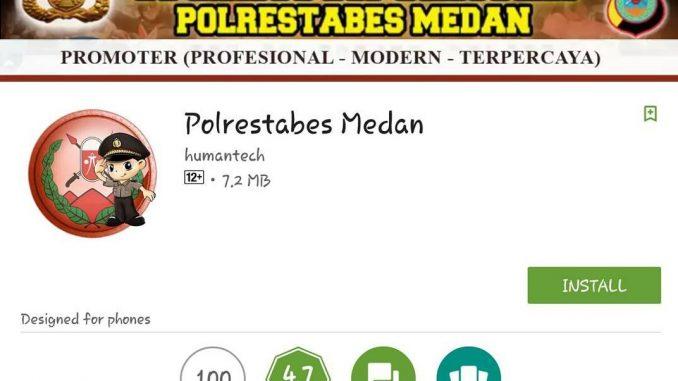 Kapolrestabes:Jangan Bercanda Menggunakan Aplikasi Polrestabes Medan