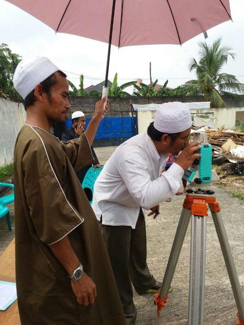 Kemenag Beri Layanan Gratis Pengukuran Arah Kiblat