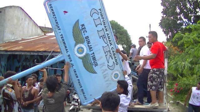 Ratusan Kader IPK Kota Binjai Bersatu dan Serentak Mencabut Plank IPK