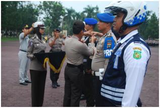 Wujudkan Kamseltibcar, Poldasu Gelar Pasukan Zebra Toba 2016