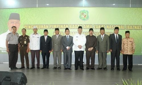 Walikota Medan Kukuhkan Pimpinan Baznas Medan