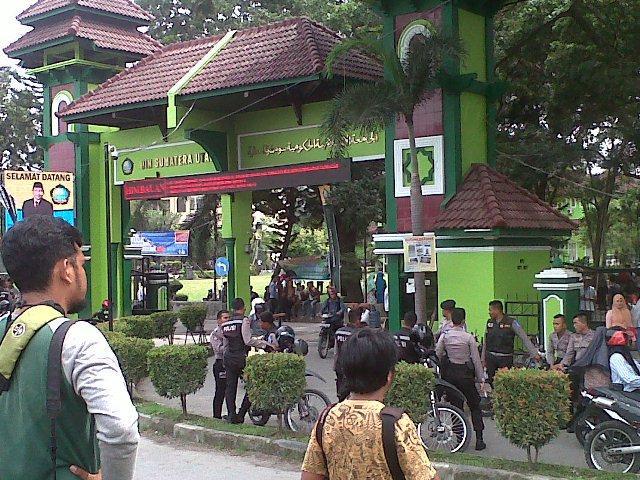 Tawuran Mahasiswa UINSU Dipicu Pertandingan Futsal