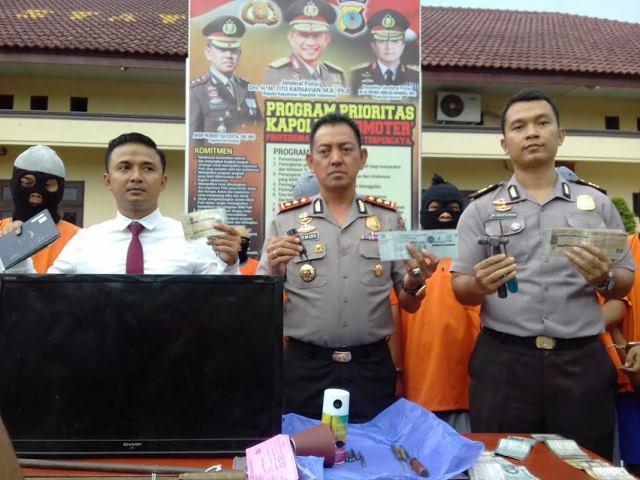 Polres Deli Serdang Ringkus Lima Pelaku Curanmor