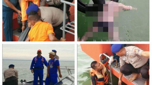Satu Korban Kapal Tenggelam di Bagan Asahan Ditemukan Tim SAR Polair Polda Sumut 