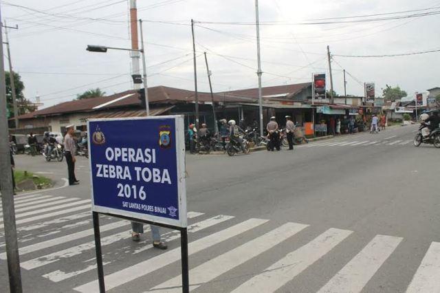 Ops Zebra Toba 2016, Polres Binjai Gelar Razia di Jalan Soekarno-Hatta