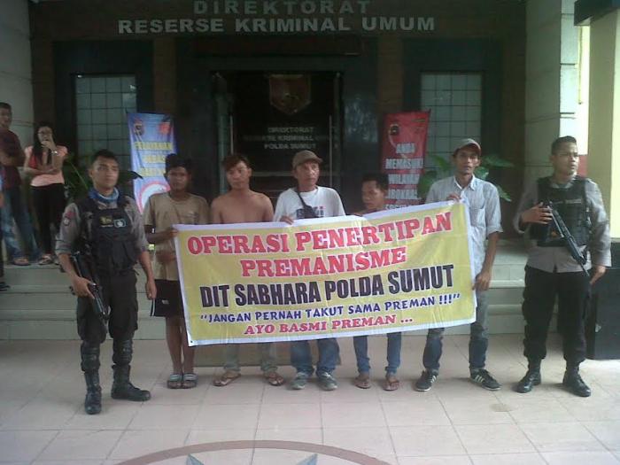 Lima Jukir Liar Ditangkap Dit Sabhara Poldasumut