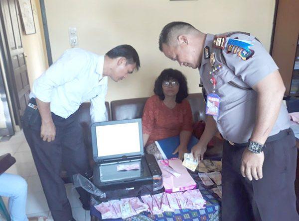 Cetak dan Edarkan Uang Palsu, Pensiunan PNS Pemkab Simalungan Diamankan Polisi