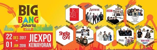 Sederetan Group Band Papan Atas Indonesia Akan Meriahkan Bigbang 2017