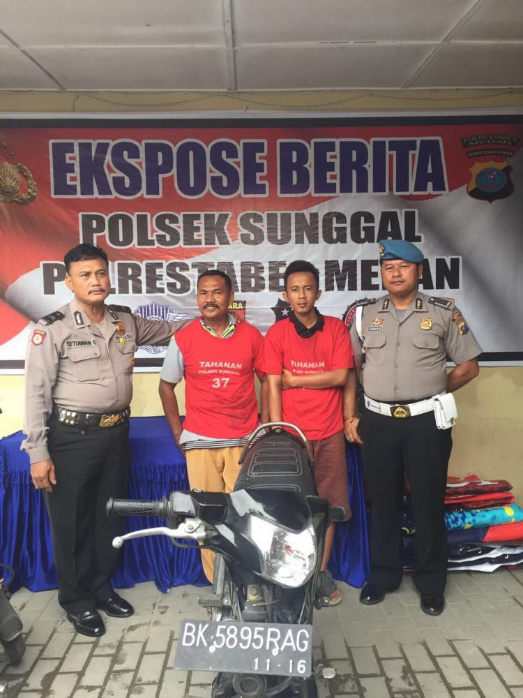 Polsek Sunggal Tangkap Penadah Sepeda Motor Curian