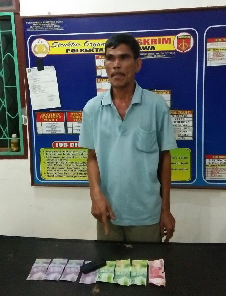Polsekta Tanah Jawa Tangkap Pelaku Judi KIM Hongkong