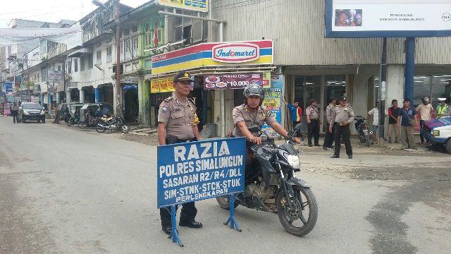 Gelar Razia di Dua Lokasi, Polsek Perdagangan Keluarkan 31 Tilang