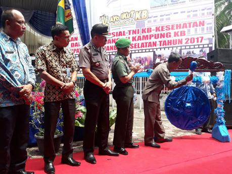 Kodim 0209/LB Laksanakan KB Kesehatan di Labuhan Batu Selatan