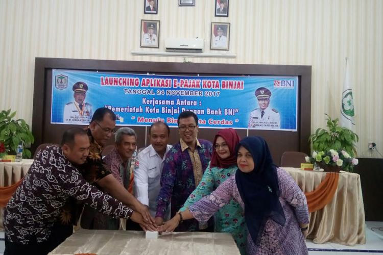 Pemko Binjai Launching Aplikasi e-Pajak