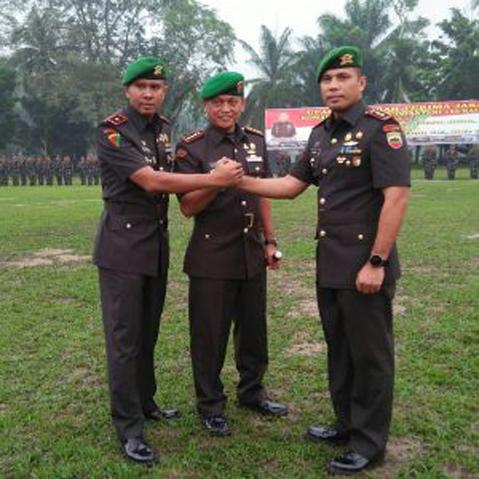 Danrem 022/Pantai Timur Pimpin Sertijab Danyonif 126/KC