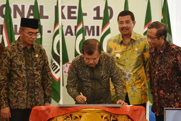 Jusuf Kalla Tutup Munas KAHMI, Keadilan Harus Diwujudkan dengan Kerja Keras