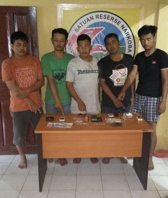 Sindikat Pengedar Narkoba Digulung Polisi di Lima Lokasi Berbeda