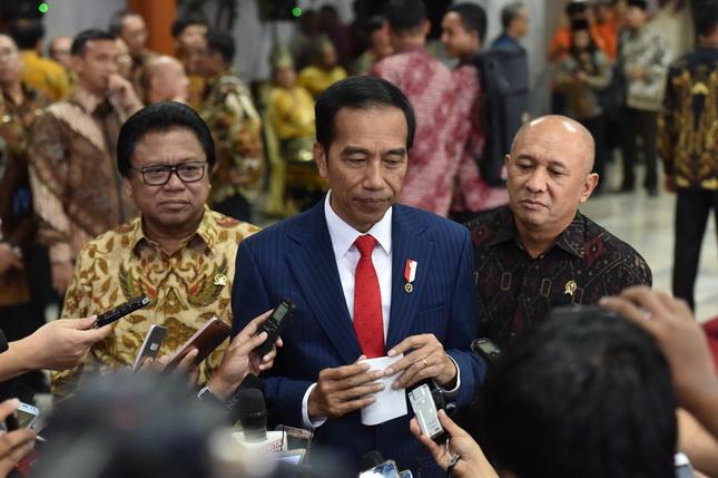 Presiden Jokowi Minta Setya Novanto Ikuti Proses Hukum