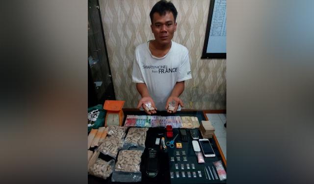Miliki Sabu, Pil Ekstasi dan Ganja, Sinaga Diringkus Polisi