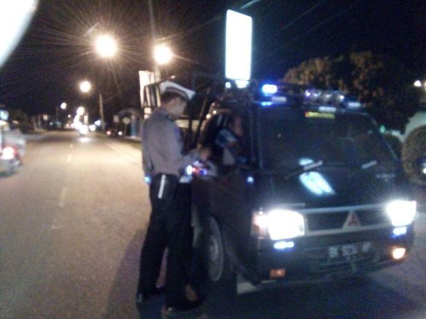 Polsek Beringin Razia Ranmor Malam Hari