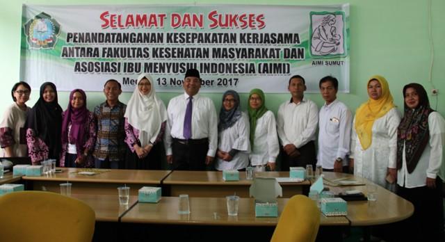 Dukung Pemberian ASI, AIMI Sumut Lakukan Kerjasama dengan FKM UIN