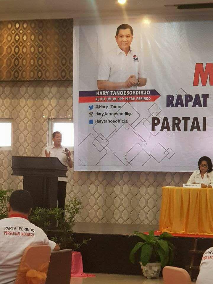 Ke Medan, Hary Tanoesoedibjo Beri 'Suntikan' Semangat Kader Partai Perindo Sumut